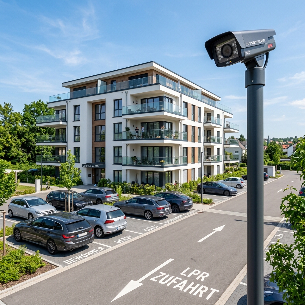 Wohnungsbau Parkplatzüberwachung